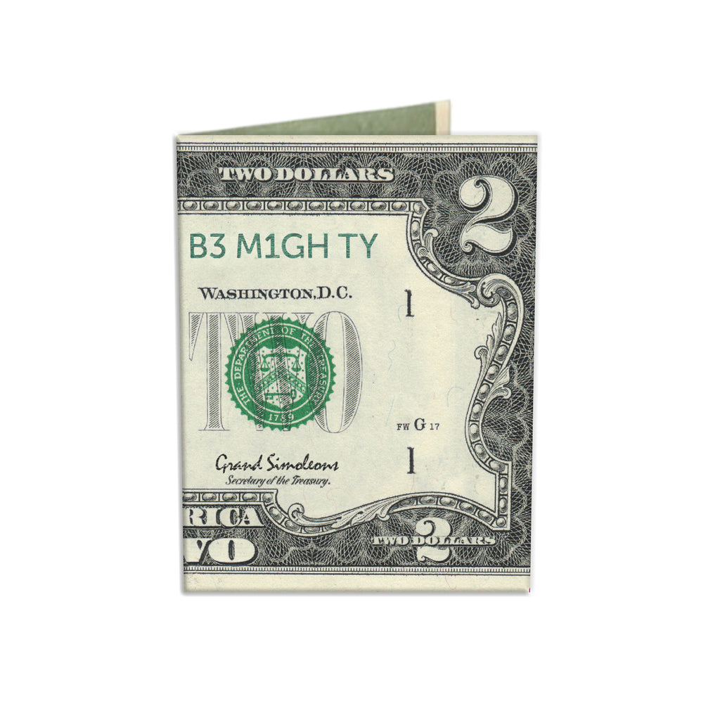 $2 Bill mini mighty wallet